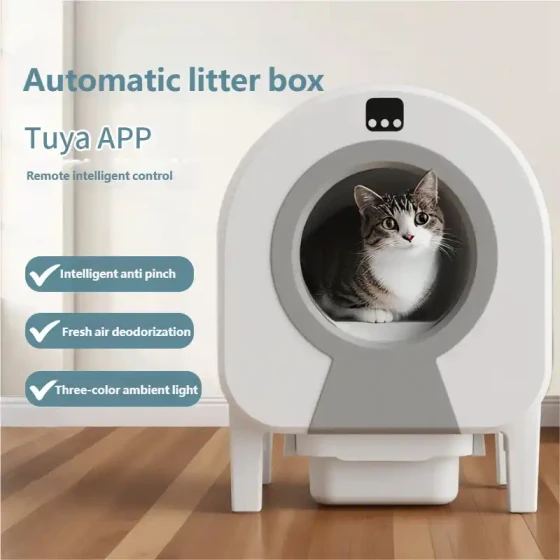 Smart Automatic Cat Litter Box: Sensor-Activated Self-Scooping