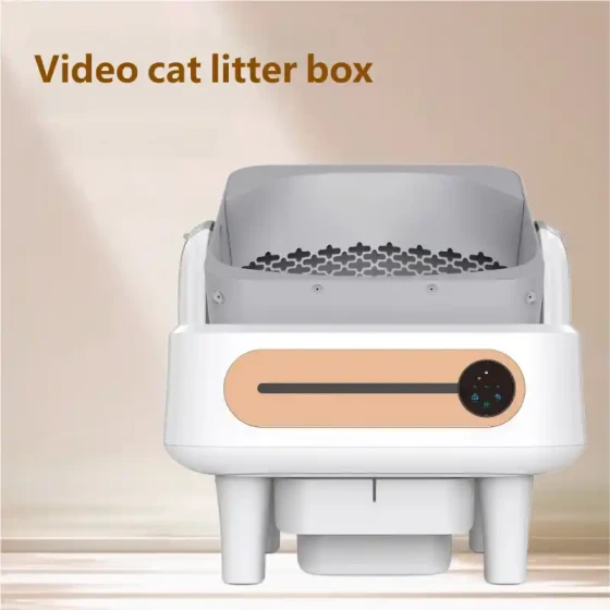 Smart Cat Litter Box with Video Monitoring: Automatic & Self-Cleaning