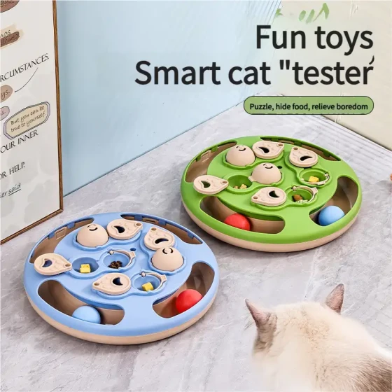 Interactive Pet Puzzle Toy: Snuffle Mat & Foraging Feeder