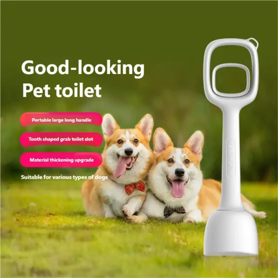 Long-Handle Dog Poop Scooper: Hands-Free Waste Picker