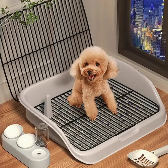 Puppy Training System: Anti-Tracking Indoor Potty with Automatic Target