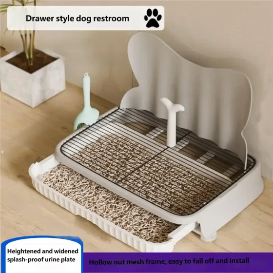Dog Potty Training Tray: Anti-Tracking, Anti-Splash for All Sizes