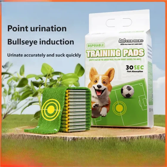 Adhesive Pet Training Pad: Bullseye Target for Housebreaking