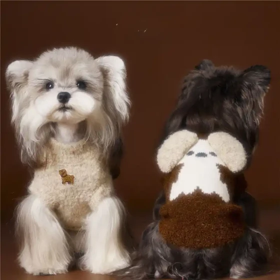 Fall/Winter Sleeveless Dog Vest: Warm & Cozy Pet Apparel