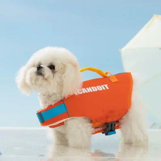Dog Life Jacket: Adjustable Life Vest for Large Dogs