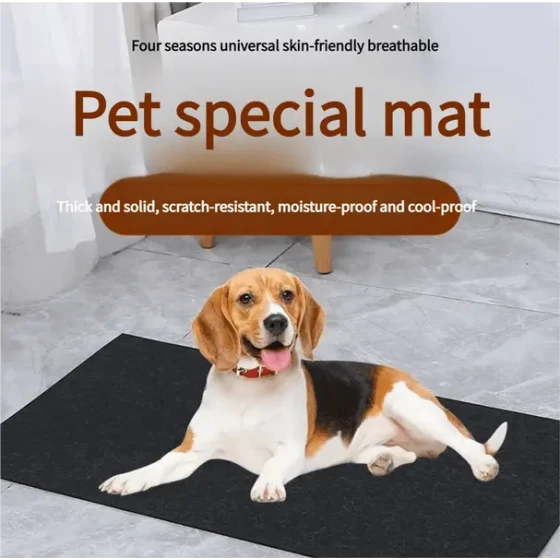 Dog Bed Mat Sleeping Pad, Chew-Resistant Pet Mattress, Thickened Cushion for Dog Crates & Kennels, All-Season Pet Sleeping Mat