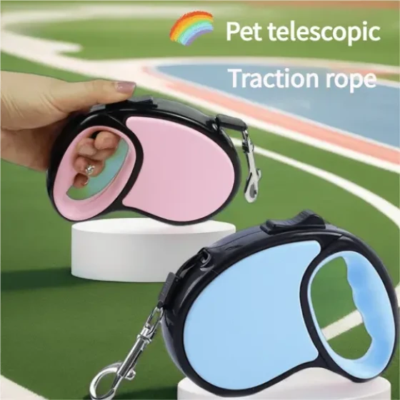 Retractable Leash for Small and Medium Dogs, Adjustable Outdoor Dog Walking Leash, Automatic Extendable Pet Leash
