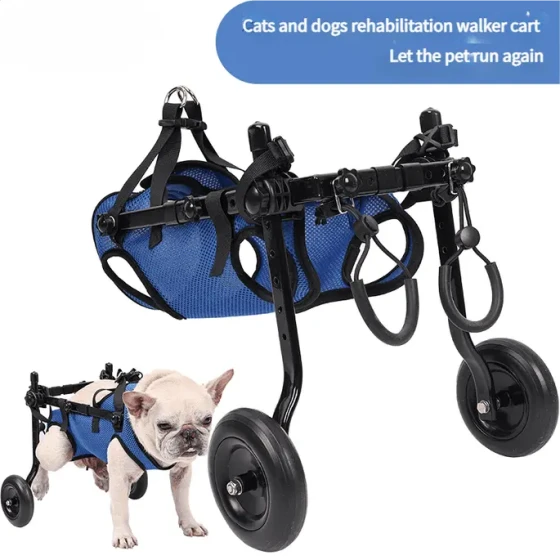Pet Dog Wheelchair – Mobility & Rehabilitation Aid Cart for Dogs, Walking Support Pushchair