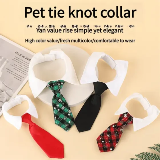 Pet Accessories Tie – Sunshade Adjustable Pet Neck Tie, Elegant Dog Tie, Cat Tie