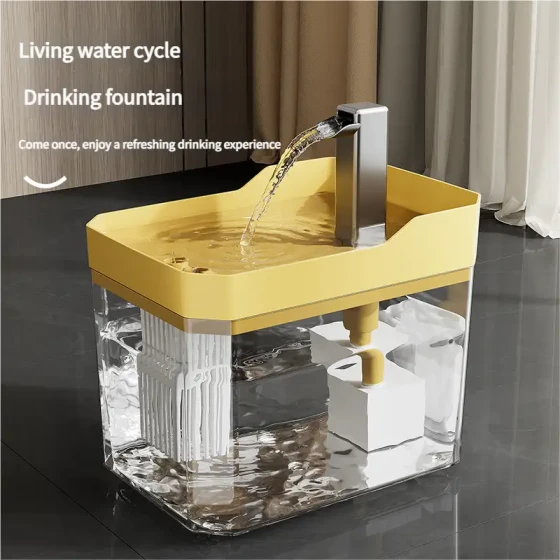 Smart Pet Water Fountain: Large Capacity Automatic Water Dispenser
