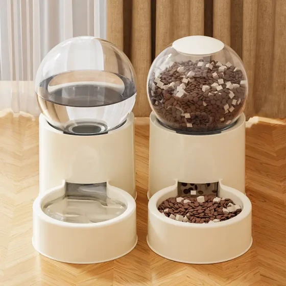 Fully Automatic Pet Feeder & Waterer: All-in-One Food & Water Dispenser