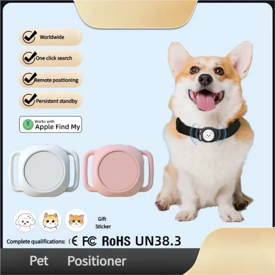 GPS Pet Tracker & Anti-Lost Device: Bluetooth-Enabled Collar Tag