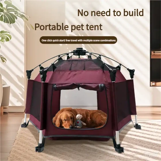 Portable Pet Tent House for Cats & Dogs
