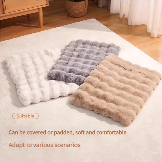 Winter Pet Bed Mat: Warm & Thick Cat & Dog Sleeping Blanket