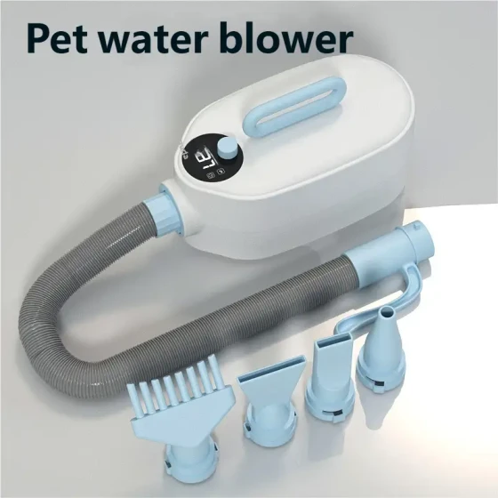 High-Power Low-Noise Pet Blower: Grooming Dryer for Cats & Dogs
