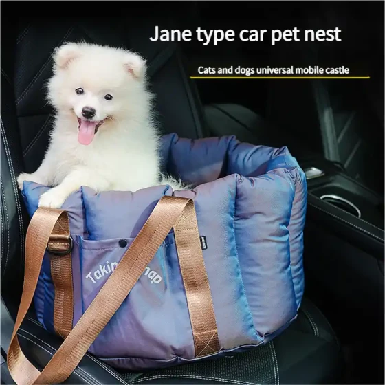 Pet Car Seat: Safety Seat with Cozy Nest Design