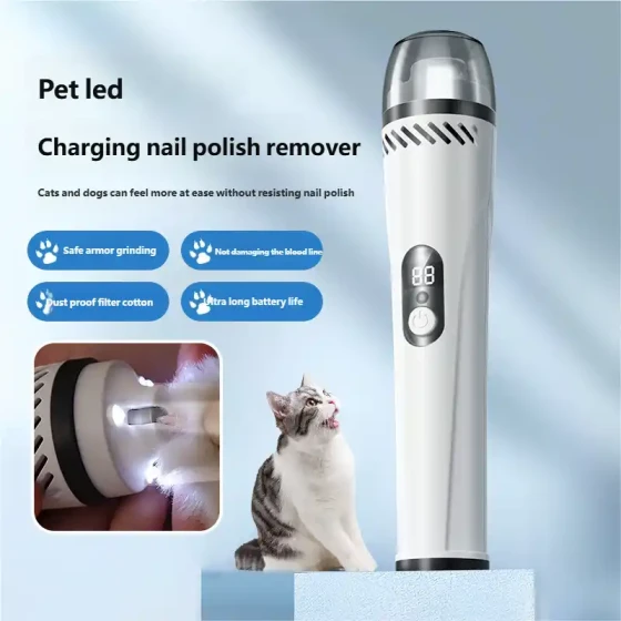 Electric Pet Nail Grinder: Quiet & Safe Trimmer