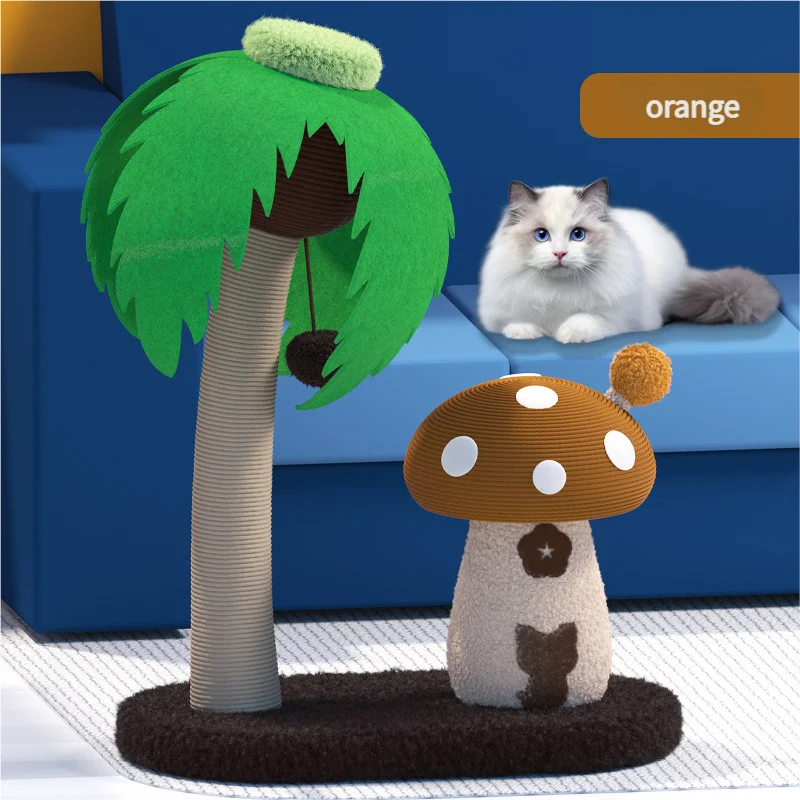 coconut-tree-cat-climbing-frame-orange-904-915-2
