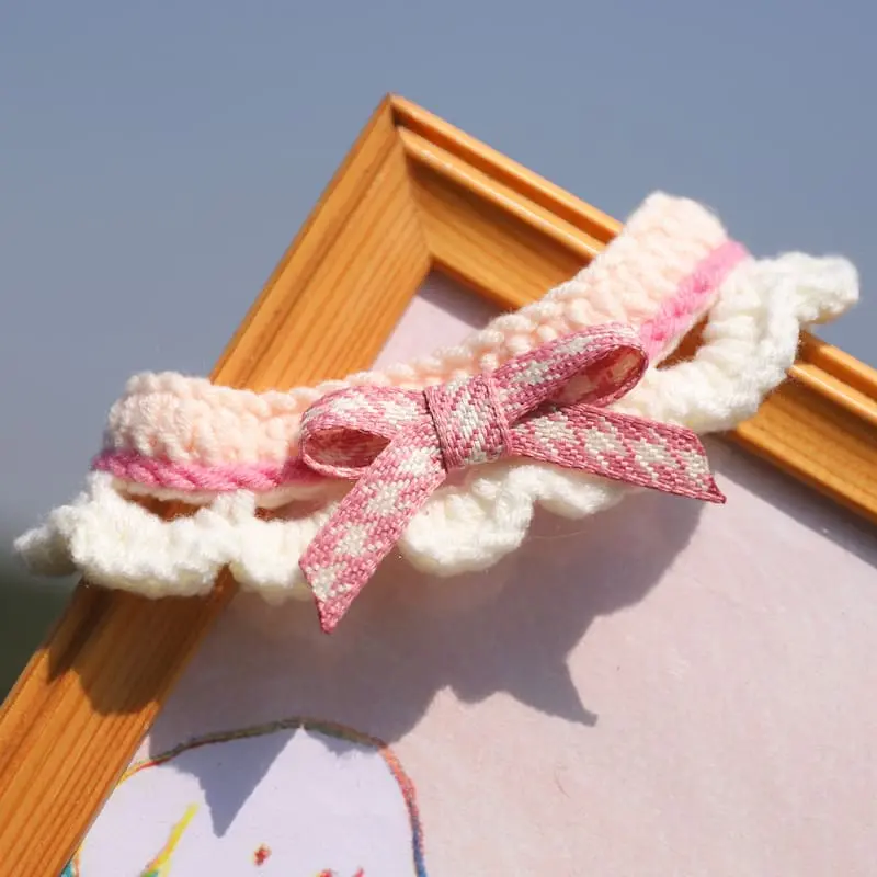 Knitted-pet-collars-pink-1