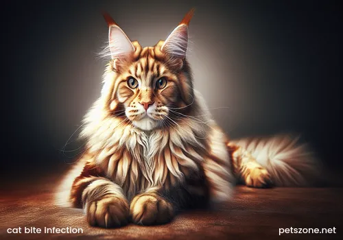 What to do if a cat bite becomes suppurative?