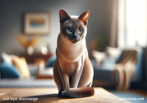 A cat with one eye tearing A cat with one eye tearing