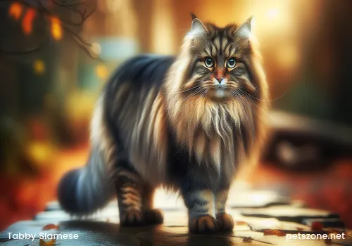 Tabby Siamese Cat Image