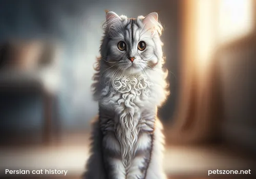 White Persian cat