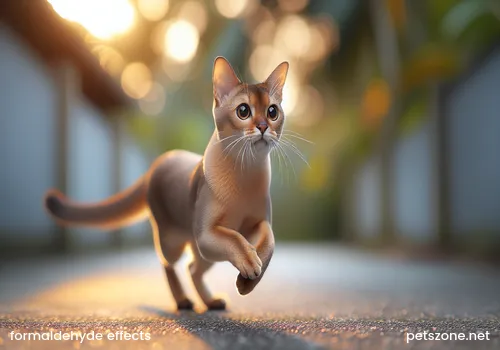 What effects does formaldehyde have on pet cats