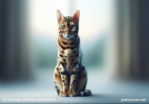 What is the reason for hematuria in 5-month-old female kittens