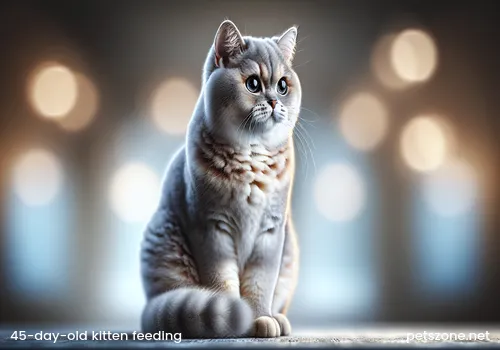 How Many Kibbles Does a 45-Day-Old Kitten Eat_Kitten Feeding Amount Guide and Precautions