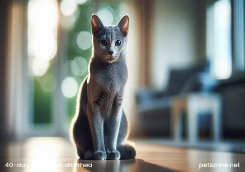 What is the Cause of Diarrhea in a 40-Day-Old Kitten