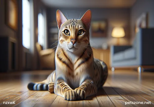 Folded ear cat Folded ear cat