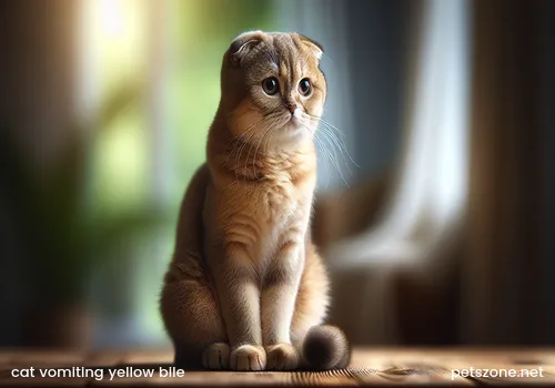 Cat sneezing from a cold