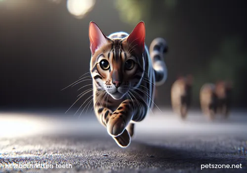 How long does it take for a newborn kitten to grow teeth