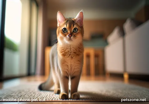 Mobile Phone Pet Cat