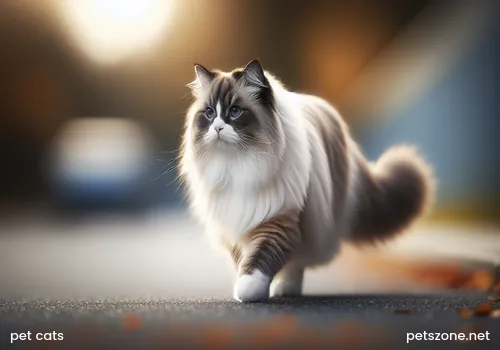 Ragdoll Cat and Ragdoll Kitten