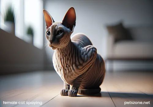Female Cat Jumps on Bed After Spaying_Postoperative Activity Precautions and Safety Advice