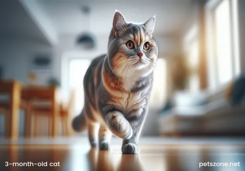 Why is there blood in the stool of a 3-month-old cat