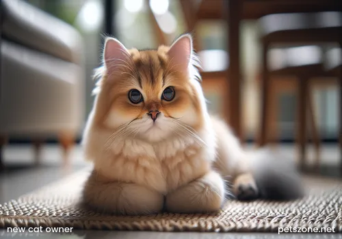 Big cat pinning small cat biting the neck and meowing