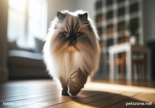 Tabby cat, pet tabby cat playing at home