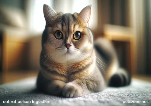 Cat looking frightened