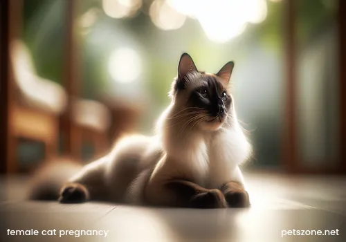 Pregnant female cat