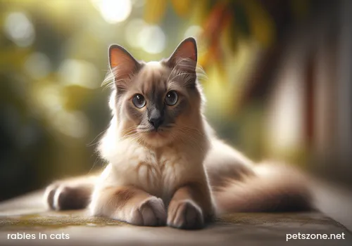 Cat eating chicken breast