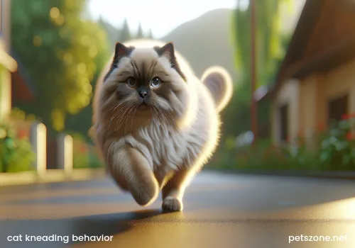 Cat biting the blanket while kneading milk and not letting you touch_Interpreting the true meaning behind these cat behaviors