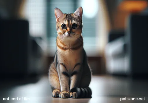 Orange cat pet cat weight loss