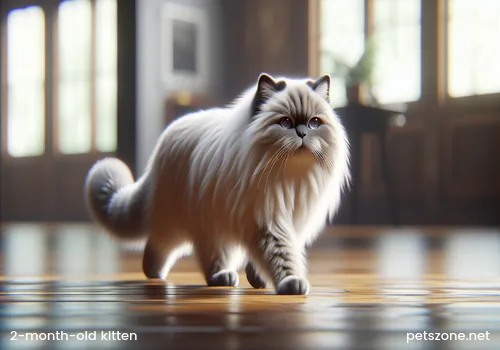 What kind of cat food does a 2-month-old kitten eat