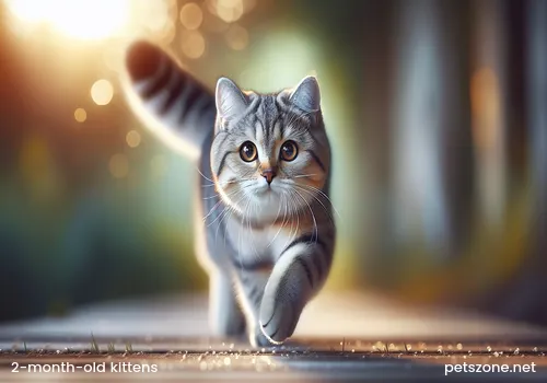 Can 2-month-old kittens be bathed?