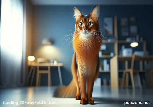 How to feed a 20-day-old kitten