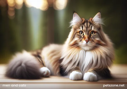 Owner together with pet cat