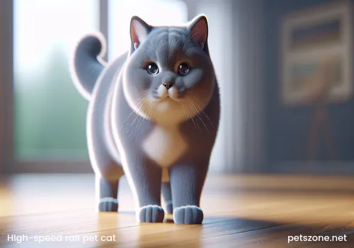 High-speed rail pet cat